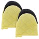 thumbnail image 1 of Paquete de 2 guantes de horno pequeños resistentes al calor, soporte antideslizante para ollas de cocina, microondas y hornos, 1 of 5