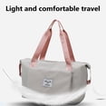 thumbnail image 2 of Bolsa De Viaje Plegable Equipaje De Gran Capacidad Separación En Seco Y Húmedo Equipaje De Mano Bolsa De Viaje Bolsa De Compras De Hombro Bolsas Deportivas seitruly AP006914-06, 2 of 6