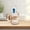 Khaki_Base#8536, variant on Transparent Mouthwash Rinsing Cup with Handle, 380ml Plastic Brush Cup for Couples & Children, Multi-Color, Bathroom Oral Hygiene Accessory