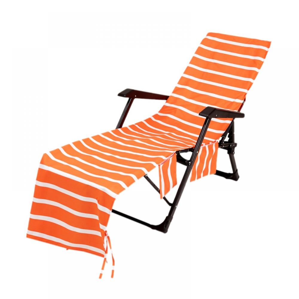 Bangus Beach Chair Cover,Pool Chaise Lounge Chair Cover with Pockets