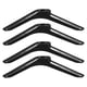 thumbnail image 1 of ColoMX 2 pares de soporte de televisión universal con tornillos Montaje de TV de mesa ajustable para el hogar Use el sólido y confiable Legs TV Reemplazo de tamaños de televisión rápida, 1 of 7