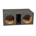 thumbnail image 1 of Q Power Dual 12" Vented Subwoofer Box, Heavy Duty Extra Large Bass Enclosure, 1 of 7