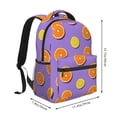 thumbnail image 2 of Easygdp Yellow Lemon And Orange Mochila Ergonómica Versátil para Laptop - Múltiples Bolsillos, Correas Ajustables, Unisex para Escuela, Viajes y Actividades al Aire Libre-One Size, 2 of 5