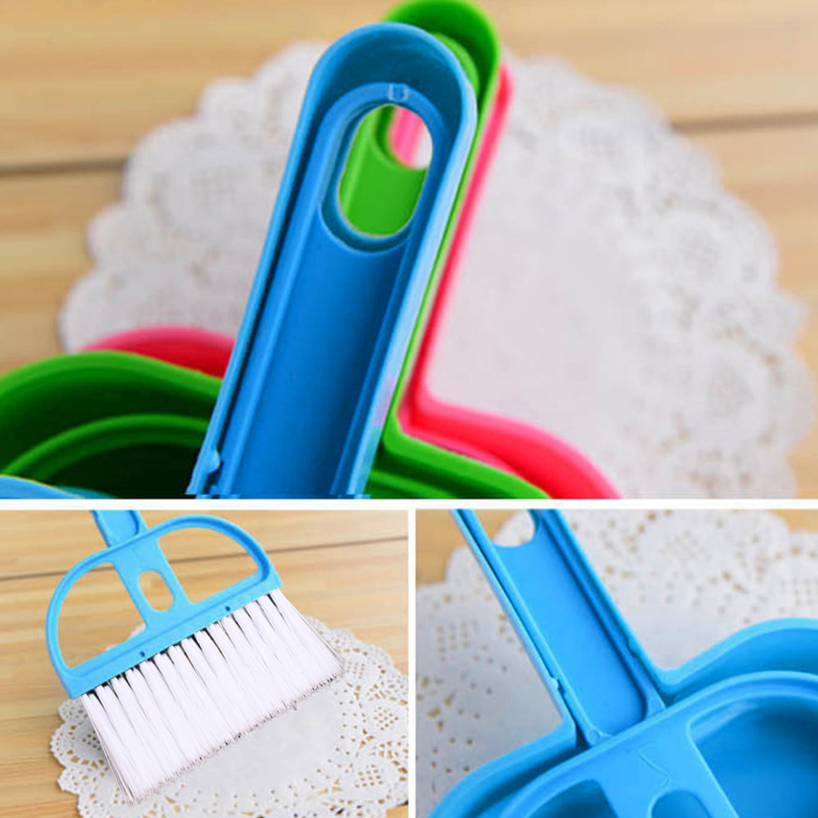 Small Whisk Type Broom Set Dust Pan Dustpan & Brush For Cleaning Tool  Outdoor