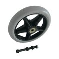 thumbnail image 1 of Heavy Duty 6" PVC Wheelchair Front Wheel Smooth for Rollator Accessories, 1 of 8