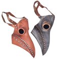 thumbnail image 3 of Mask Halloween Costume Bird Long Nose Beak PU Leather Steampunk, 3 of 5