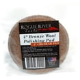 thumbnail image 1 of Bronze Wool Polishing Pad 5" Circular Fine - by Rogue River Tools. - Polishing, Buffing, Finishing, & Cleaning! Made in the USA., 1 of 7