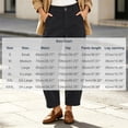 thumbnail image 3 of Oksale Corduroy Pants for Women Petite Trendy High Waisted Button Barrel Pants Loose Comfortable Khaki Pants with Pockets Fashion Outfits Black M, 3 of 8