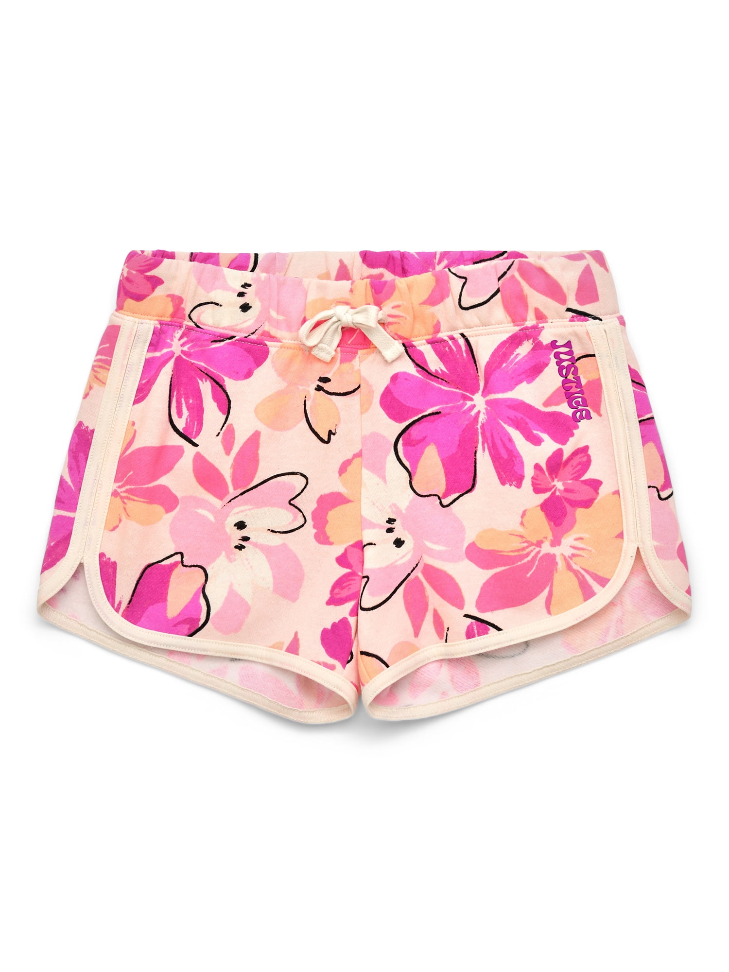 Justice Girls Printed Dolphin Short, Sizes XS(5/6)-XL Plus(16/18 Plus)