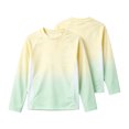 thumbnail image 2 of Toddler Kids Boys T Shirts Long Sleeve Lightweight Rash Guard Shirt For Middle To Large Raglan Sleeves Tie Dye Print Sun Top Casual Blouse 9-10 Years, 2 of 6