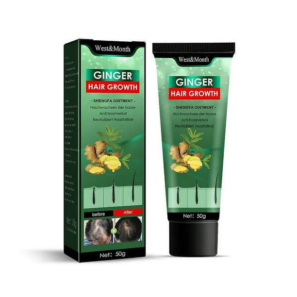 Crema para el crecimiento del cabello de jengibre, acondicionador, esencia para el crecimiento del cabello para hombres y mujeres