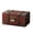 B, variant on Antique Wooden Storage Box with Lock Decorative Hinged Lid Small Chest for Coin Jewelry Keepsakes Home Decoration