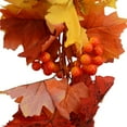 thumbnail image 5 of 3pack Fall Garland Maple Leaf Garland 5.9Ft/Piece Fall Maple Leaves Garland Hanging Vine Garlands Artificial Fall Autumn Foliage Garland Thanksgiving Christmas Decor (3, Fall), 5 of 5