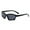 Black, variant on Cyxus Rectangle Sunglasses for Men Women Trendy UV Protection Eyewear