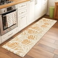thumbnail image 3 of Orange Beige Abstract Runner Rug 2x6 FT, Non Slip Hallway Rugs, Modern Ombre Vintage Art Washable Soft Floor Carpet Non-Shedding Throw Runner Carpet Long Rug for Entryway Kitchen Bedside Sliding Door, 3 of 8