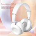 thumbnail image 5 of ZToonmas Over Ear Bluetooth Headphones with Tf Macaron Color 5.2 Wireless Bluetooth Headset Foldable Plug-In Card for Calls, Audio Cable for Children Adult Gifts, 5 of 8