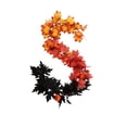 thumbnail image 5 of 2PCS 63'' Autumn Maples Leaf Garland - Thanksgiving Halloween Mantle Fireplace Farmhouse Harvest Decorations for Home Outdoor Indoor Porch, 5 of 8