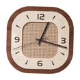 thumbnail image 2 of Reloj de pared decorativo para el hogar, sin tictac, fácil de leer, decoración de pared moderna, para colgar Cuadrado, 2 of 9