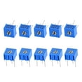 thumbnail image 4 of Uxcell 3362 Trimmer Potentiometer 100K Ohm Top Adjustment Variable Resistors 10pack, 4 of 5