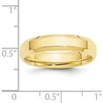 thumbnail image 4 of 10K Yellow Gold 10Ky 5mm Bevel Edge Comfort Fit Band Size 11 Made In United States 1bec050-11, 4 of 5