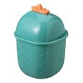 thumbnail image 1 of Desktop Trash Can Pineapple Design Countertop Waste Basket Mini Garbage Container Table Sundries Organizer Remote Pen Pencil Holder for Home Office (Green), 1 of 4