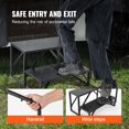thumbnail image 4 of RV Steps, 2-Step RV Stairs, 440 LBS Load Capacity, Thickened Carbon Steel, With Handrail, Non-Slip Steps for Safe Entry and Exit, Suit for RV, Trailer, Camper Steps, 4 of 6