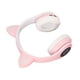 thumbnail image 1 of LXB39A Auriculares Bluetooth con orejas de gato, bonitos auriculares Bluetooth inalámbricos portátiles con graves ajustables y cable de sonido para niños (rosa), 1 of 12