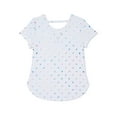 thumbnail image 2 of Wonder Nation Little Girls & Big Girls Short Sleeve Swing Top, Sizes 4-18 & Plus, 2 of 3
