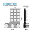 thumbnail image 3 of Teclado mecánico programable shaofei DIY RGB 12 teclas 3 botones Bluetooth Hotswap blanco, 3 of 5