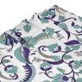 thumbnail image 4 of Shower Curtain, Paisley Pattern No.9074 Waterproof Fabric Plastic Shower Curtain, Drying Fast Bathroom Curtain with 9 Buttonholes, Ruffle Shower Curtain 60x72in, 4 of 8