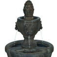 thumbnail image 5 of Pure Garden Polyresin Lawn and Garden Water Fountain with Lion Head Detail, 5 of 7