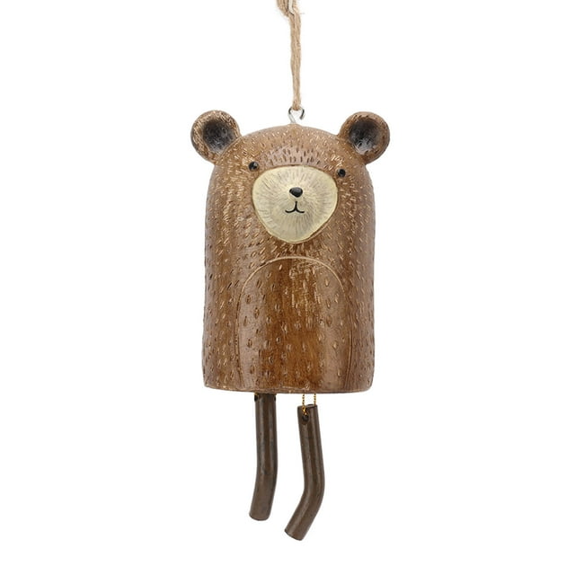 Rustic Animal Wind Chimes, Multipurpose Animal Wind Chimes Hand Made Natural Hanging For Gardens C Raccoon