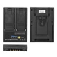 thumbnail image 3 of Adaptador de corriente NP-F a la placa del adaptador del convertidor de la batería del V-montaje con la ranura dual para NP-F550 NP-F750 Serie NP-F970 Abanopi Adaptador de corriente, 3 of 5