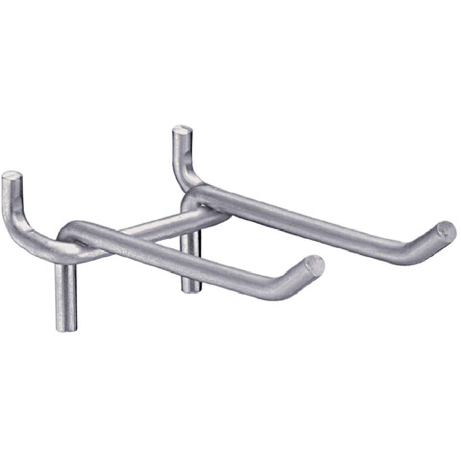 Stanley Hardware 819660 5" Heavy Duty Double Straight Pegboard Hooks, 2