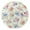 White-161, variant on Outdoor Waterproof Tablecloth with Umbrella Hole and Zipper,Pioneer Colorful Floral Round Reusable Durable Decor Table Cover for Party Picnic Patio 60×60 Inch