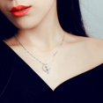 thumbnail image 3 of Collier Pendentif Lune pour Femmes Charme Romantique Chaîne Colliers, 3 of 3
