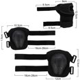 thumbnail image 3 of Sports Equipment Child Protection 6 Pcs Elbow Pad Wrist Guard，JUN, 3 of 6