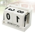 thumbnail image 5 of Raindrops  Y Wooden Perpetual Calendar Office Decor Housewarming Gift, 5 of 8