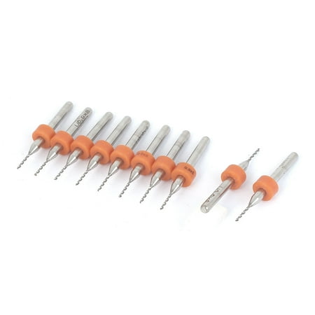 

Arts Crafts Hardware Tool 0.9mm Cutting Dia Carbide Micro Drill Bits 10 Pcs