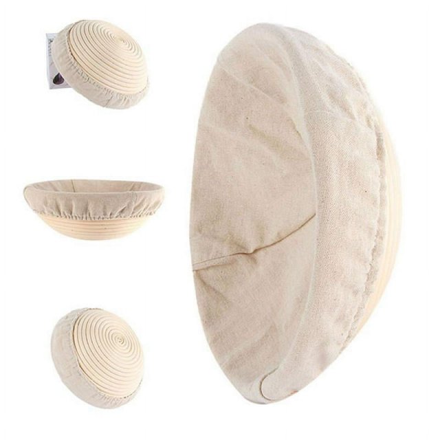 Bread Proofing Proving Kitchen Household Oval Rattan Basket Baking Brotform Banneton Dough A3- 21*7cm