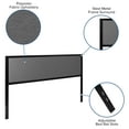 thumbnail image 3 of Flash Furniture Melbourne Metal Upholstered King Size Headboard in Dark Gray Fabric, 3 of 12