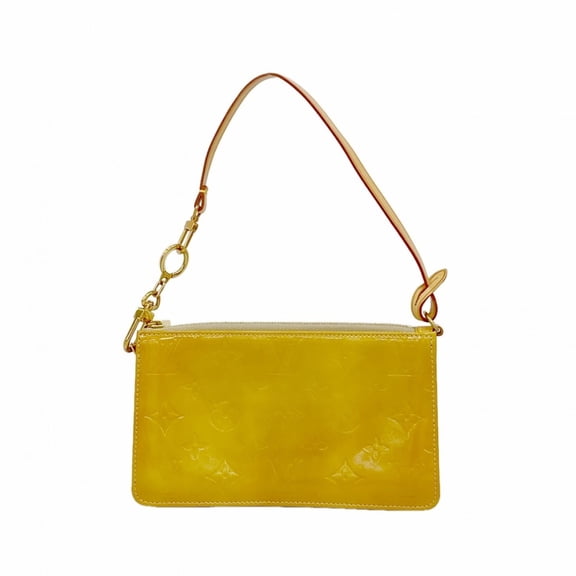 Pre-Owned Louis Vuitton Vernis Lexington Bag/Pouch M91010 Beige Women's