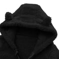 thumbnail image 4 of Baby Boys Girls Winter Outfit Bear Hooded Zip-Up Jumpsuit Full Body Scratch Protection Warm Coat for Cold Weather Outdoor Indoor Wear Infant Romper, 4 of 10