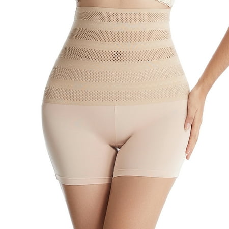 

Homgro Women s Tummy Control Body Shaper Shorts Butt Lifting Underwear Firm Sexy Back Smoothing Postpartum High Waist Shapewear Shorts Nude Medium