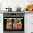 thumbnail image 4 of Yayeee 100% Cotton Hand Towels for Bathroom 16" x 28" Soft Absorbent Kitchen Towel, Abstract Desert Pattern, 4 of 7