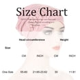thumbnail image 3 of Chemo Turban for Women Headwear Soft Cancer Head Scarf Hats Beanie Elastic Hair Wraps White One Size, 3 of 7