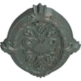 thumbnail image 3 of Ekena Millwork 26 3/8"W x 17 1/4"H x 1 3/4"P Marcella Ceiling Medallion (Fits Canopies up to 3"), Hand-Painted Cloud Burst Crackle, 3 of 4