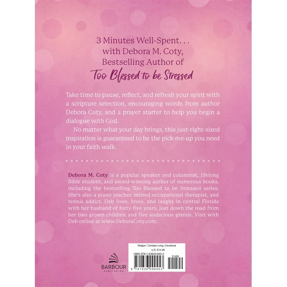 Too Blessed to Be Stressed: 3-Minute Devotions for Women Large Print (Paperback)