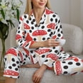 thumbnail image 6 of Sikiie Forest Mushrooms Women's Long-Sleeve Shirt and Full-Length Bottom Pajama Set (s-xxl)-Small, 6 of 7