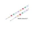 thumbnail image 3 of INSPIRE CHIC Heart Printed Colored Shoelaces Flat Shoe Laces Strings for Sneakers Athletic Sport Boots 1 Pair White-Colorful Heart 100cm/39.4", 3 of 4